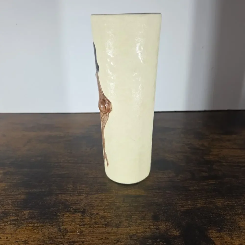 Vtg 1960s Sexy Naked Ladies Risque 3D Tumbler Glasses Tiki Barware Nude Naughty‎